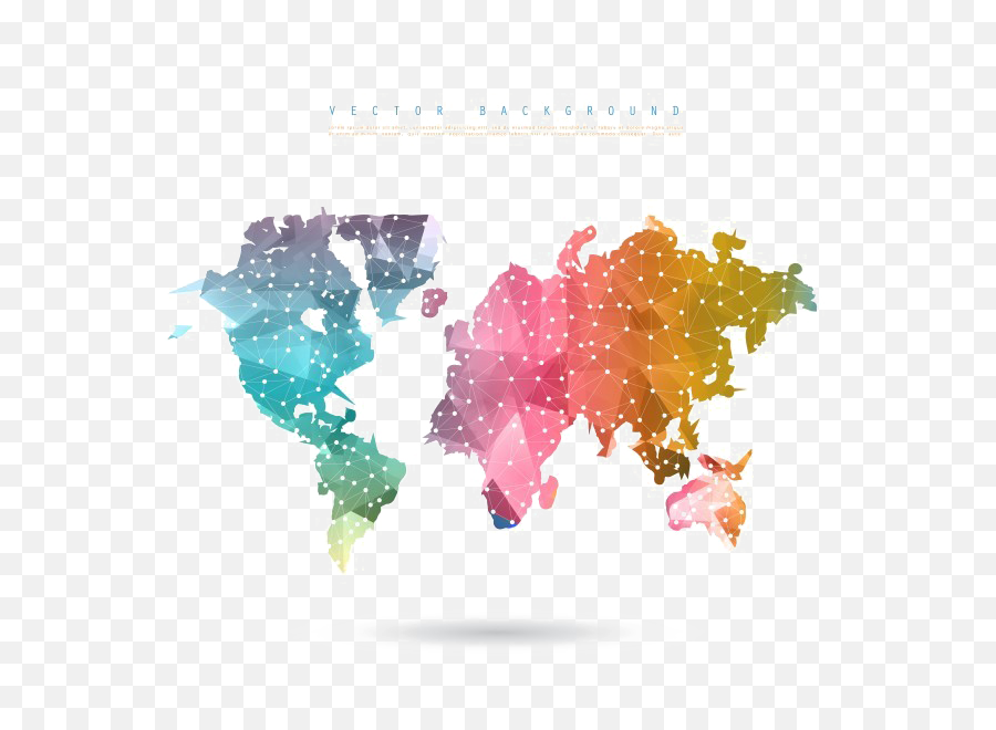 Abstract World Map Png Picture Mart - Graphic World Map Vector,World Map Png
