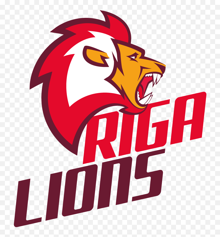 Football Team Riga Lions Logo Lion Logos - Graphic Design Png,Lion Png Logo