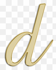 Alfabeto Decorativo Dourado Png - Alfabeto Em Png Dourado,D Png