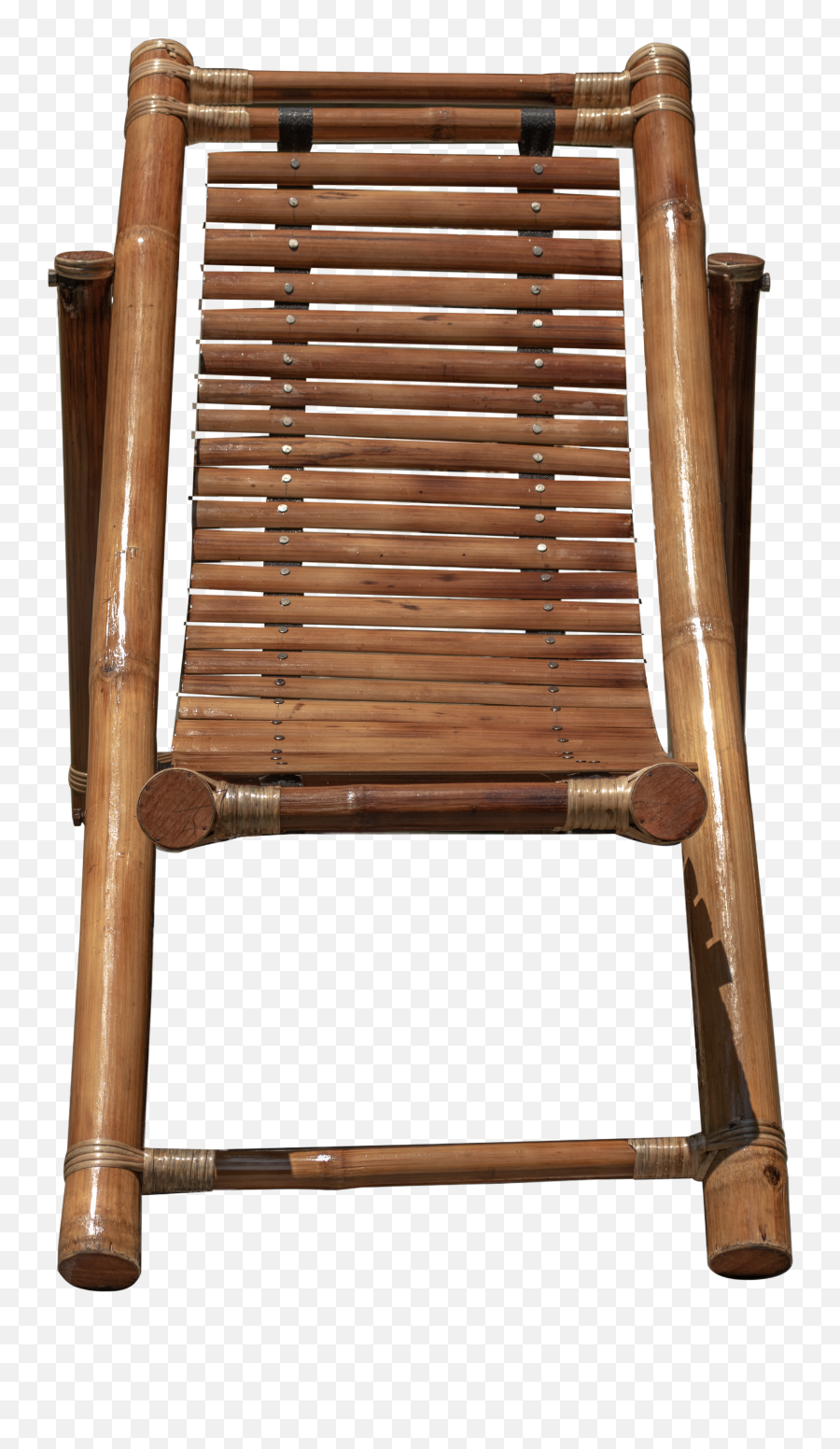 Bamboo Lawn Chair Transparent Png Image - Solid,Lawn Chair Png