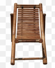 Bamboo Lawn Chair Transparent Png Image - Solid,Lawn Chair Png
