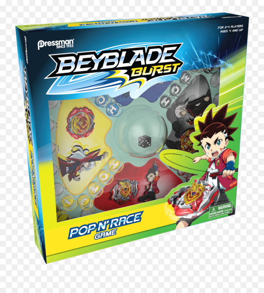 Beyblade Burst Pop N Race Pressman - Beyblade Burst Pop Png,Beyblade Burst Logo