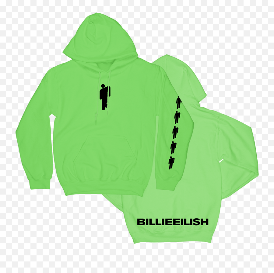 Green Hoodie - Billie Eilish Hoodie Green Png,Billie Eilish Png