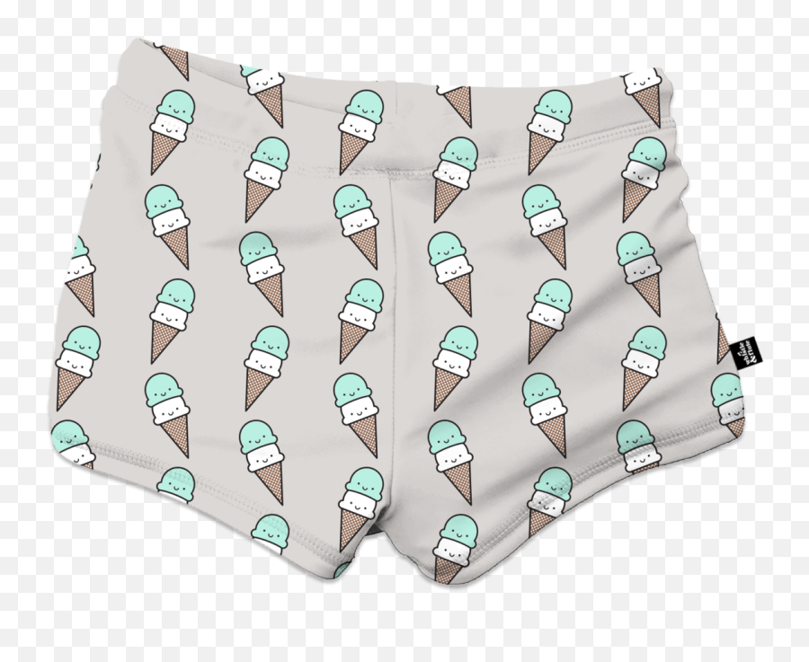 Kawaii Ice Cream Unisex Swim Trunks - Pattern Png,Trunks Png