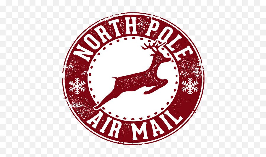 North Pole Santa Stamp Png - Special Delivery From Santa Stamp,North Pole Png