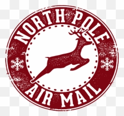 North Pole Santa Stamp Png - Special Delivery From Santa Stamp,North Pole Png