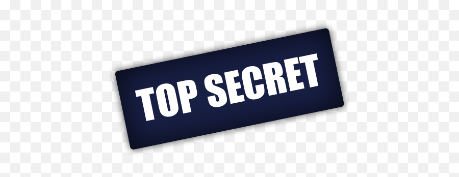 Download Top Secret Png - Electric Blue,Top Secret Png