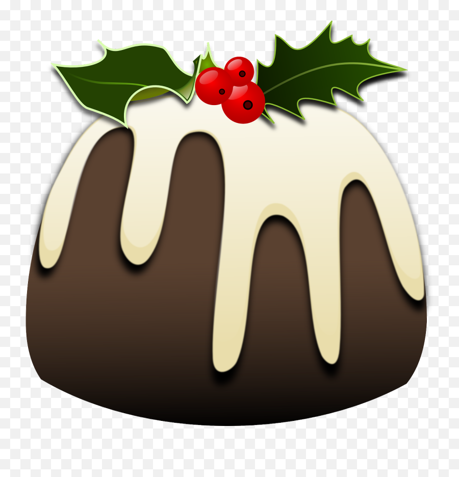 Christmas Pudding Xmas - Christmas Pudding Clip Art Png,Pudding Png