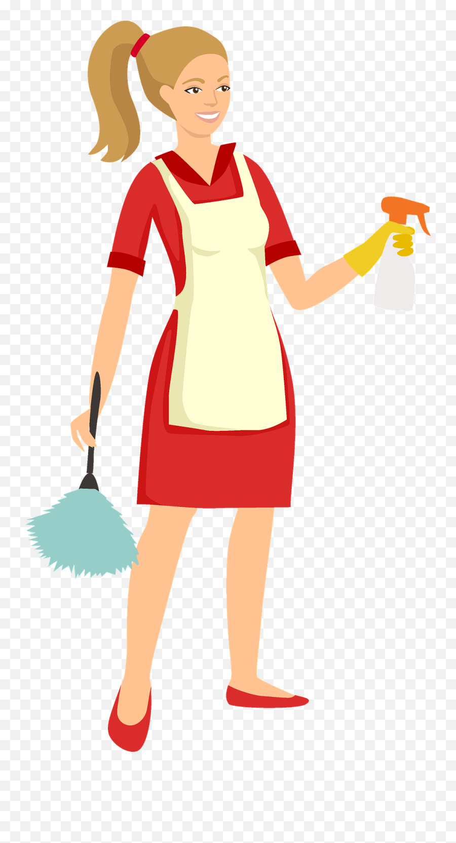 Cleaning Lady Clipart - Woman Cleaning Clipart Png,Cleaning Lady Png