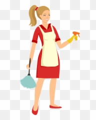 Cleaning Lady Clipart - Woman Cleaning Clipart Png,Cleaning Lady Png