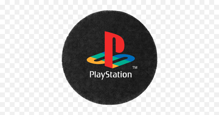 Playstation Carpet With Logo Ø 1m - Playstation Logo Png,Play Station Logo