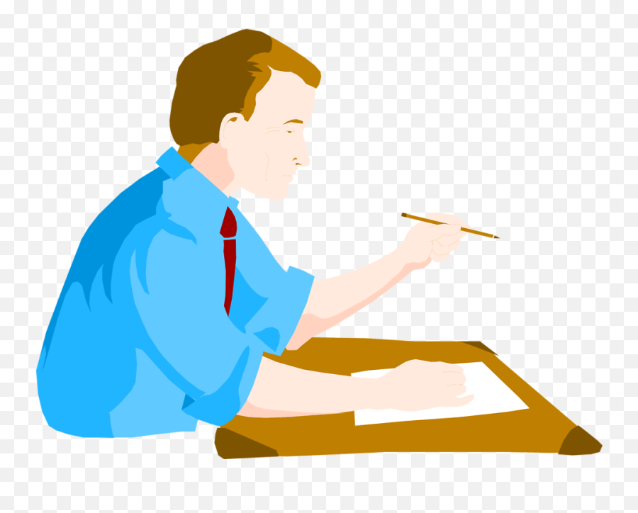 White Download Desk Free Stock Photo - Person Writing At Desk Clipart Png,Writing Clipart Png