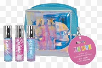 Iscream Tie Dye Mini Lip Gloss Set Gypsy Girl Tween Boutique - png