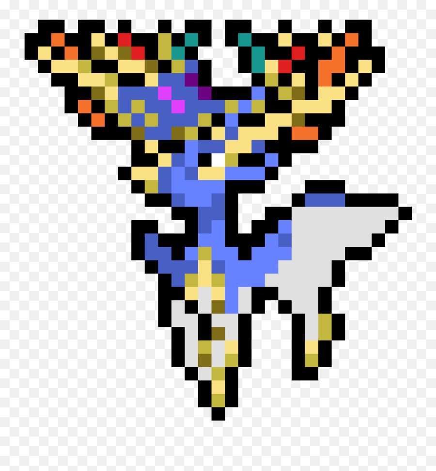 Pixilart - Shiny Xerneas By Bonmv317 Language Png,Xerneas Png