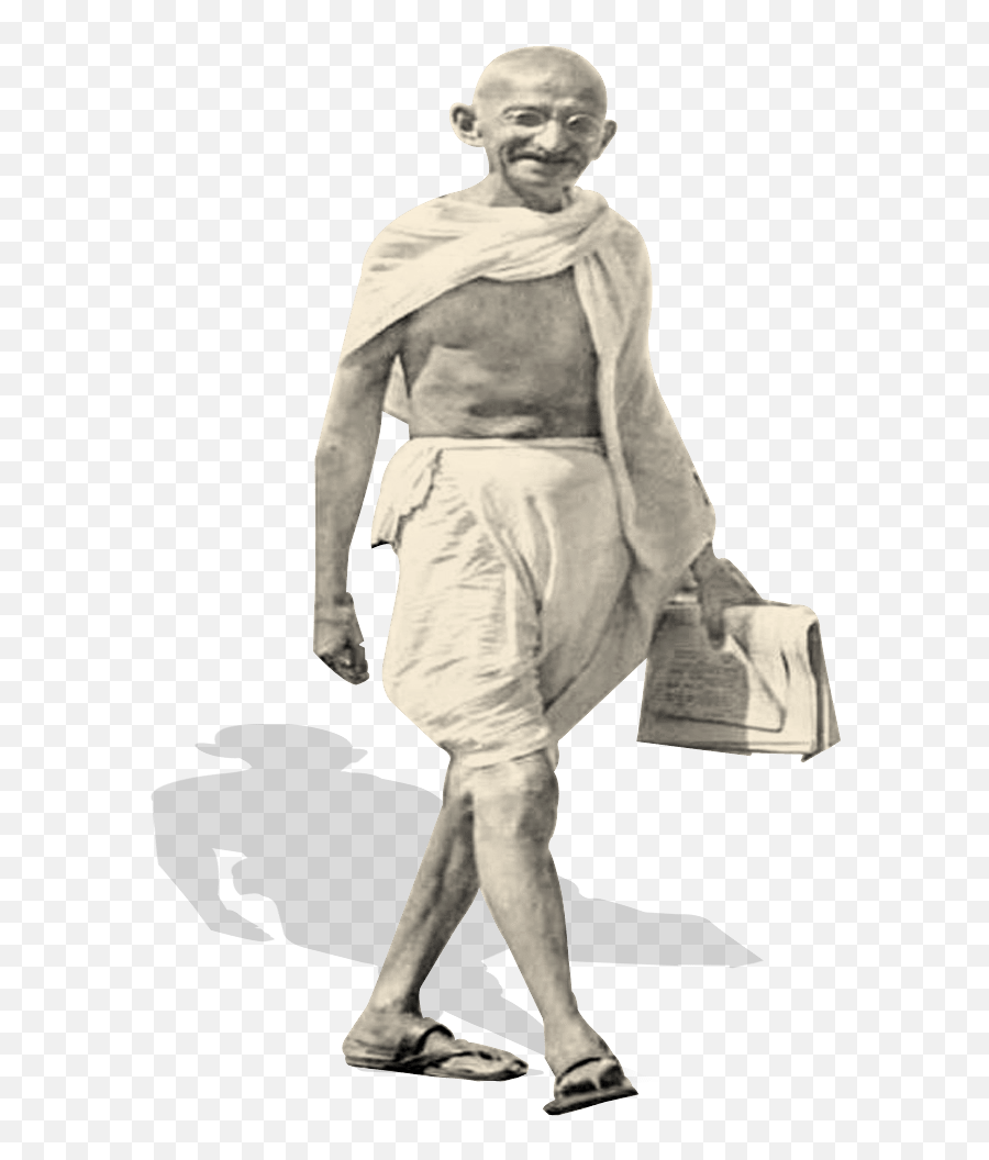 Mkganghi - Mahatma Gandhi Full Standing Full Size Png Standing Mahatma Gandhi Png,Standing Png