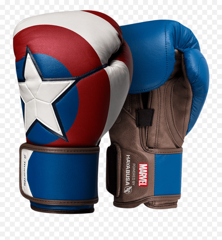 Hayabusa Captain America Boxing Gloves - Captain America Boxing Gloves Png,Boxing Glove Logo