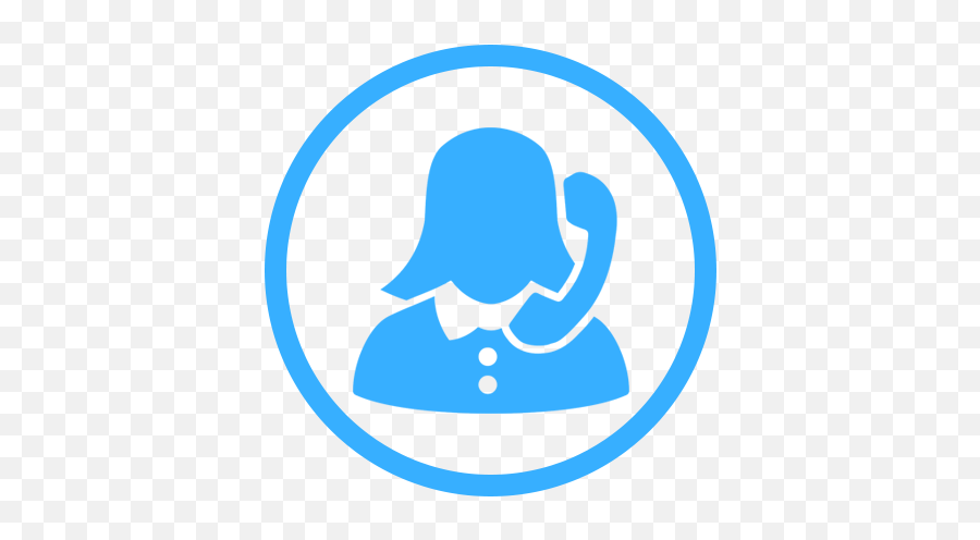 Receptionist Icon Png Image With No - Receptionist Blue Png,Receptionist Png