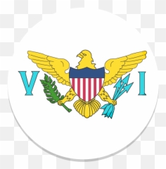 United States Virgin Islands Icon Round World Flags - png