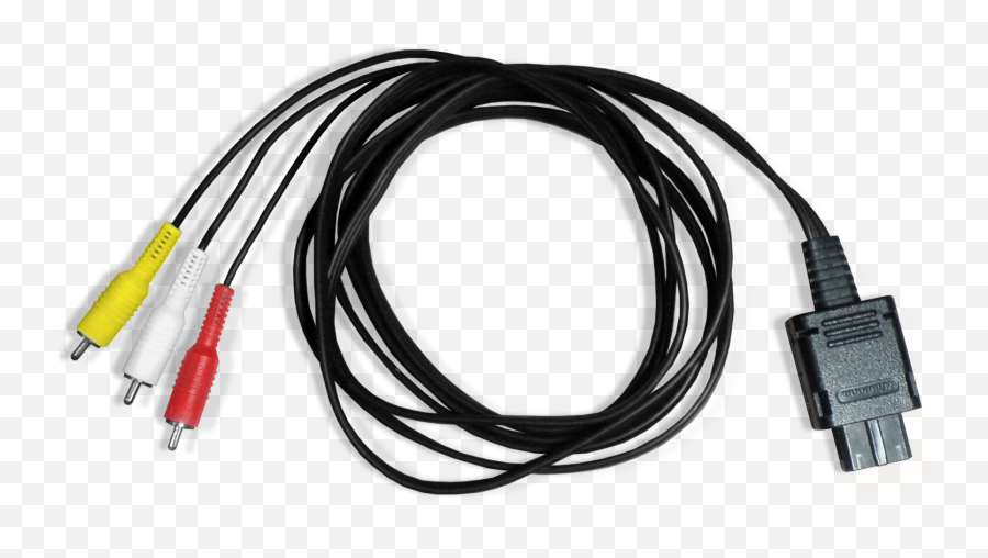 Gamecube Composite Cable - Networking Cables Types Png,Gamecube Png