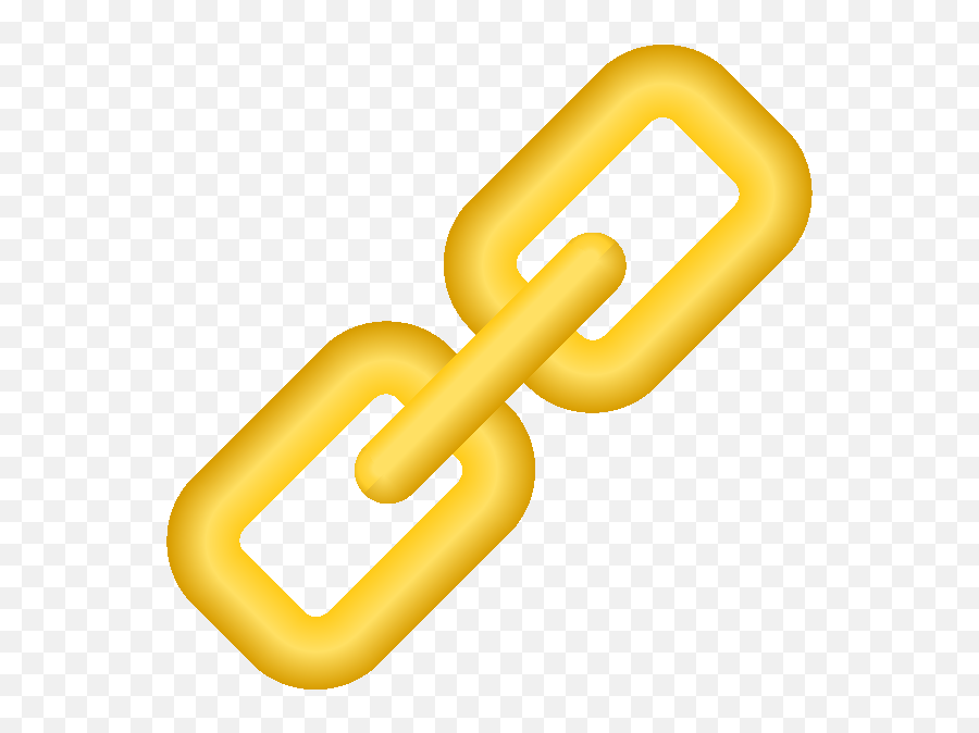Link Icon 3d Yellow Vector Data - Gold Link Icon Png,Share Link Icon
