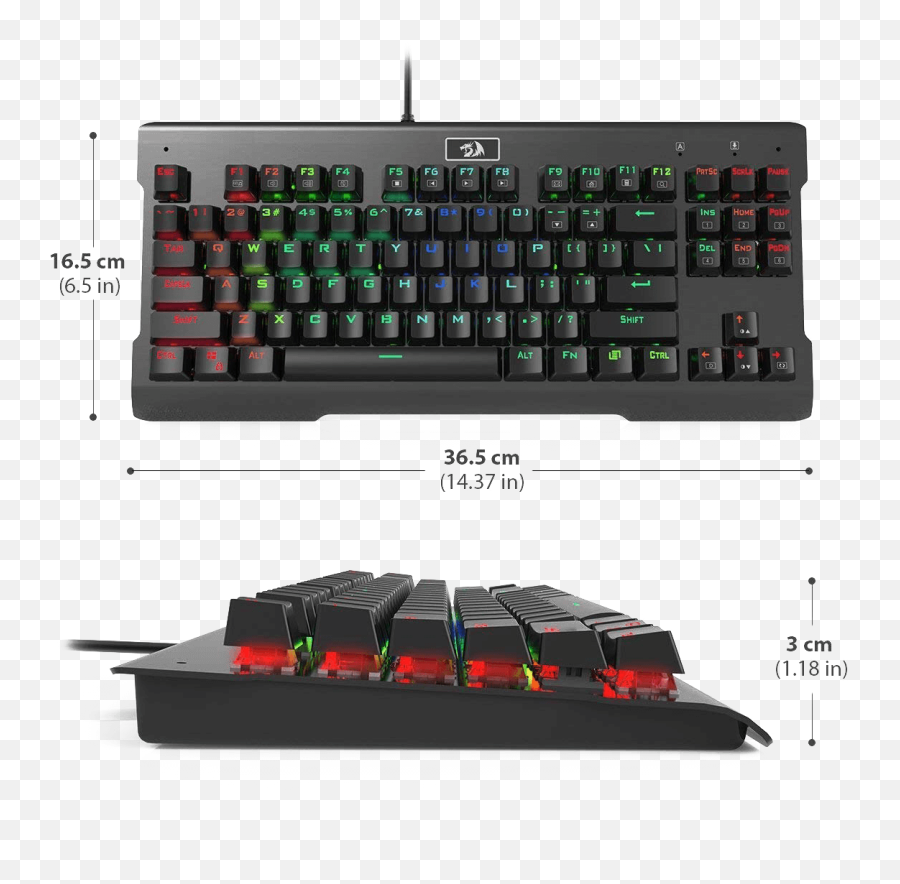 Redragon K561 Visnu 87 Keys Best Budget - Hp Keyboard And Mouse Combo Wired Powerpack Png,Redragon Icon