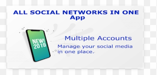 Download All Social Media U0026 Networks In One Apk - Smartphone png