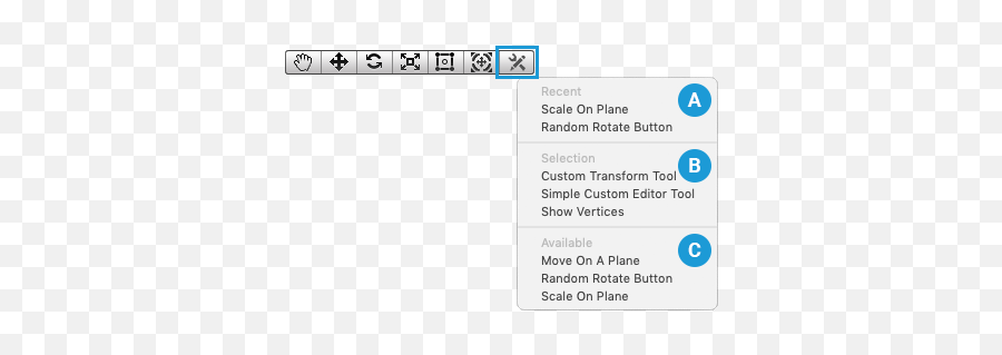Unity - Manual Using Custom Editor Tools Unity Custom Editor Tools Png,Galaxy Icon Glossary