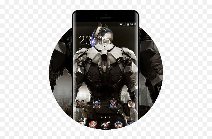 War Theme Batman Arkham Knight Art - Arkham Knight Avatar Png,Batman Icon Wallpaper