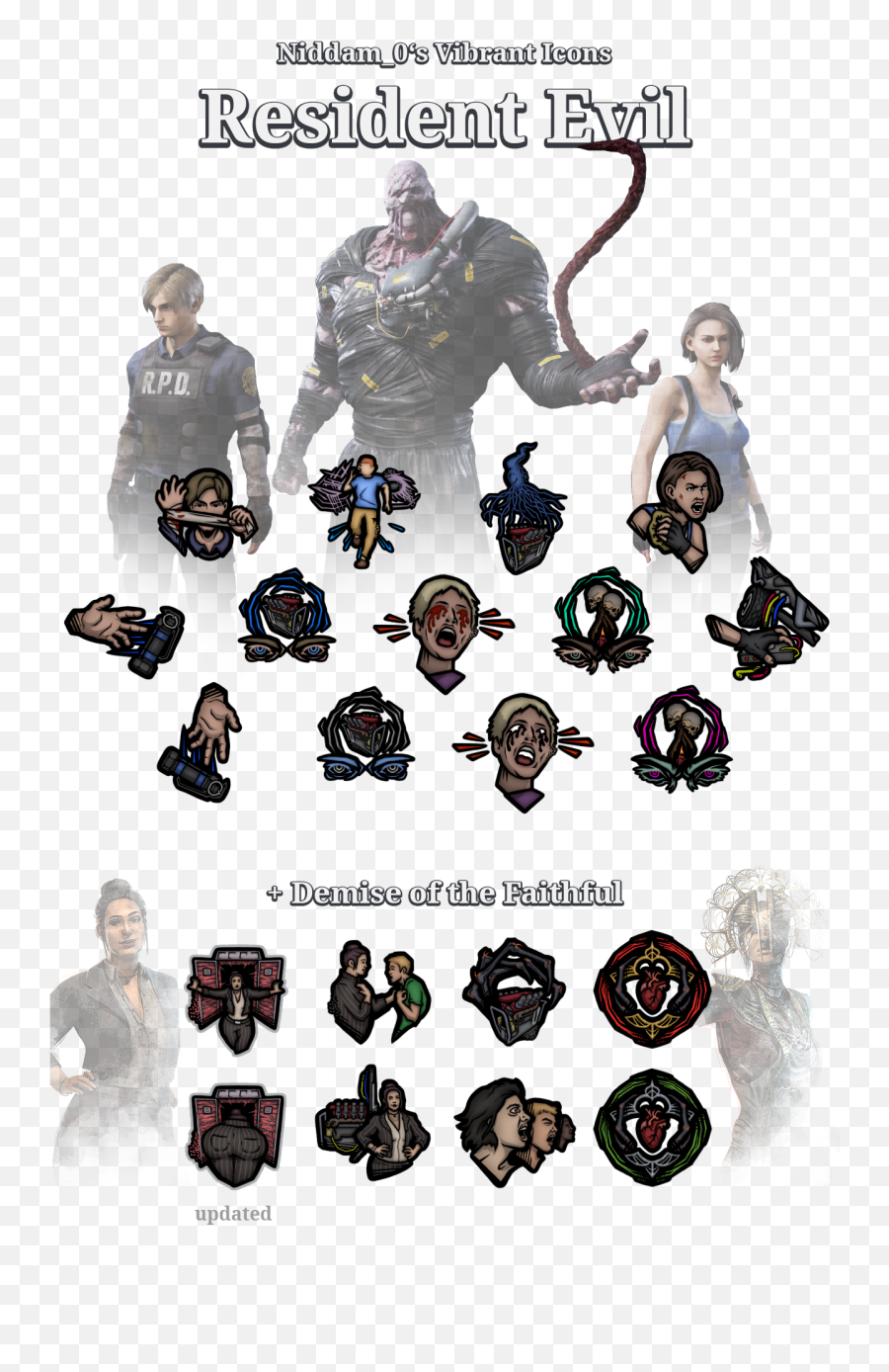 Resident Evil Update For - Fictional Character Png,Resident Evil Icon Pack