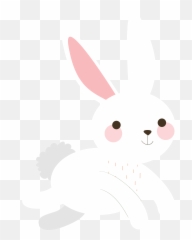 Foot Clipart Bunny Ear - Domestic Rabbit png