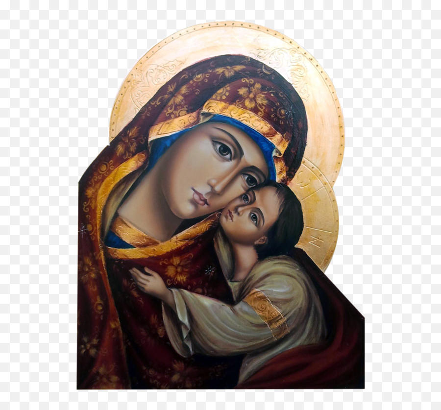 Our Mother Of Divine Providence - Mary Png,Madonna And Child Byzantine Icon
