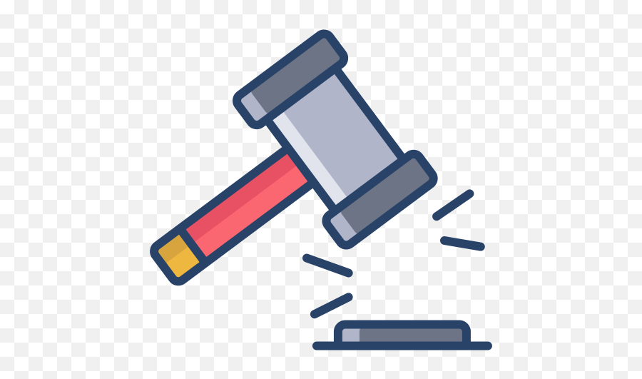 Legal Hammer - Free Business And Finance Icons Icono Martillo Legal Png,Laws Icon