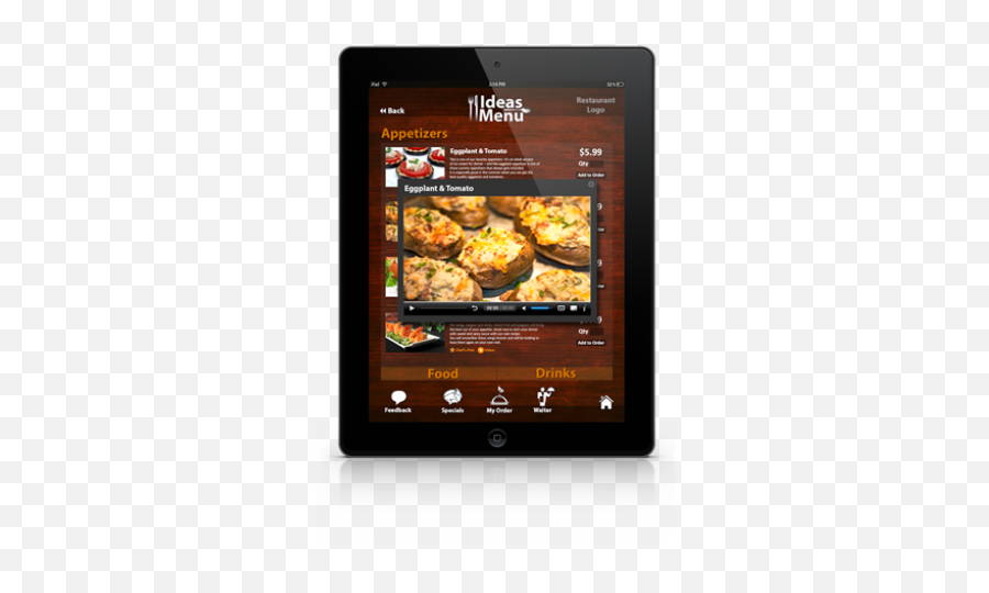 Ideas Menu U2013 Ideasmenu Is A Complete Ipad Solution For - Language Png,Kindle Fire Menu Icon