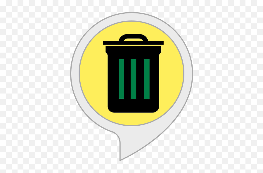 Amazoncom Bin Day Alexa Skills - Waste Container Png,Line App Icon Vector