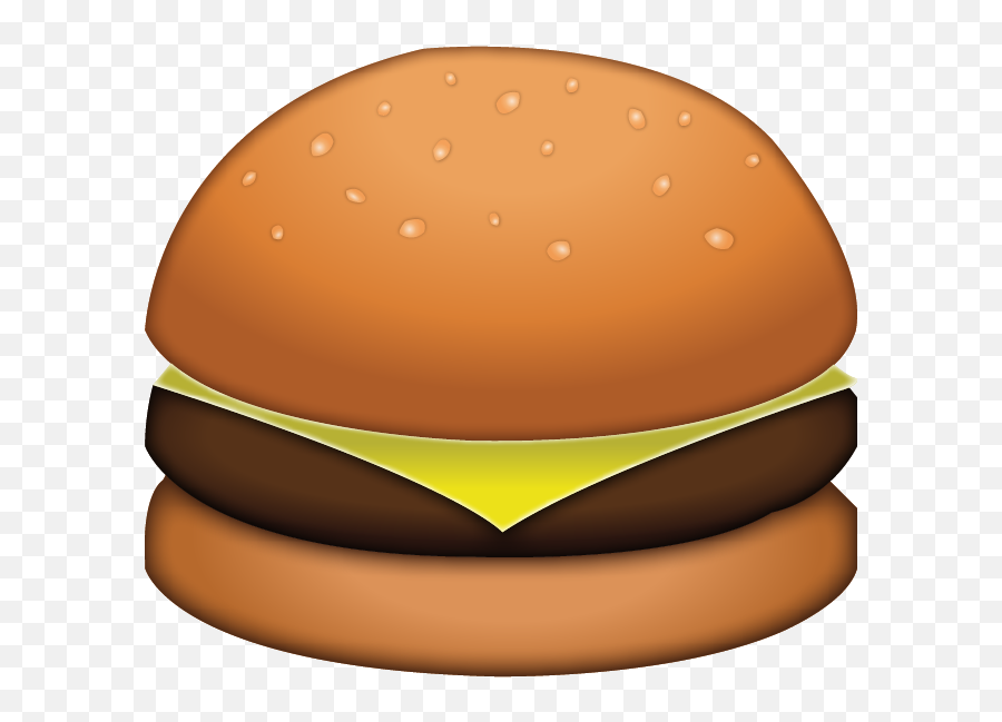 Download Cheese Burger Emoji Icon - Hamburger Emoji Transparent Background Png,Burger Png