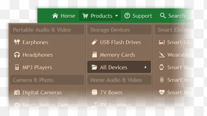 Dropdown Menus Online Generator - Language png
