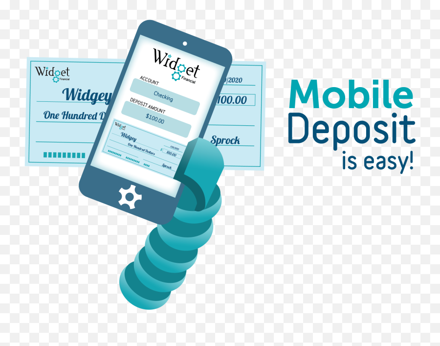 Mobile Deposit - Widget Financial Mobile Phone Png,Mobile Deposit Icon