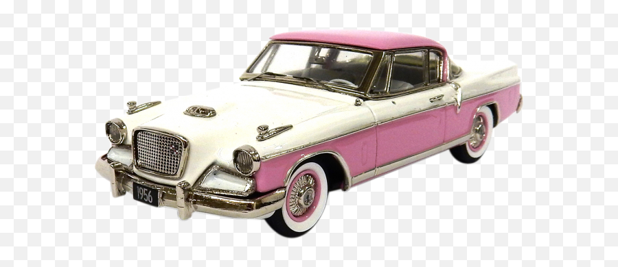 1956 Golden Hawk Pink U0026 White - Studebaker Golden Hawk Png,Pink Car Png