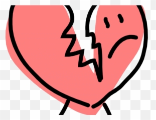 Broken Heart Clipart Sad Png