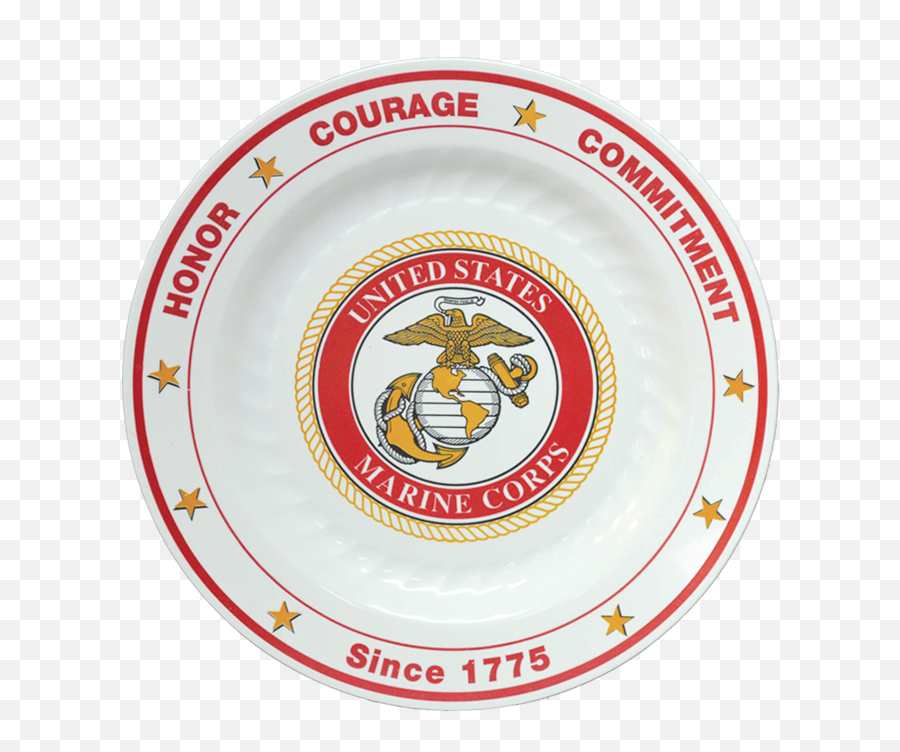 Usmc Emblem Plastic Dinner Plates - Federal Labor Relations Authority Png,Dinner Plate Png