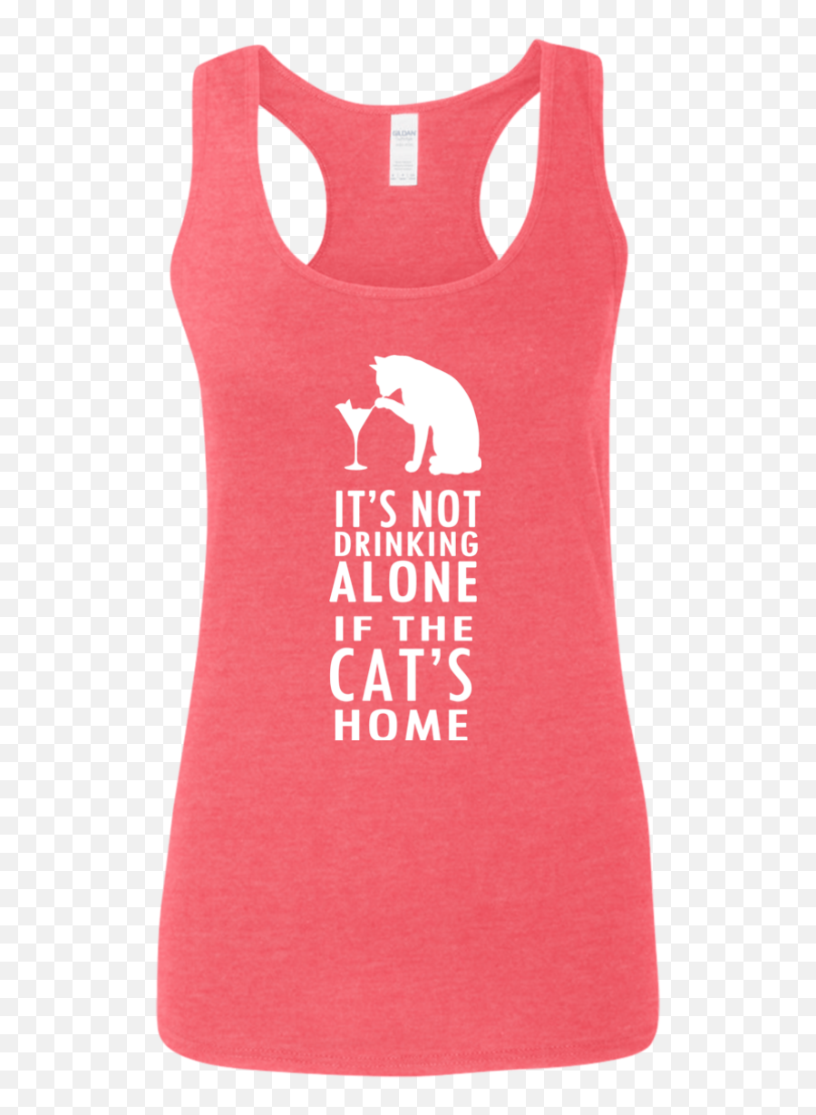 Cat Lover - Forever Drinking Alone Softstyle Ladiesu0027 Tshirt Racerback Tank Museum Of Ethnology Png,Forever Alone Png