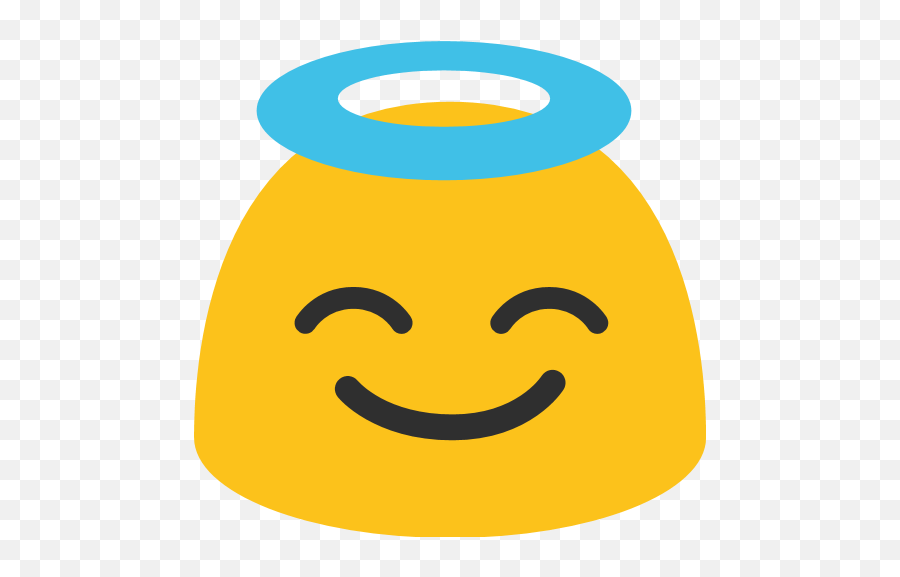 Smiling Face With Halo Emoji For - Cockfosters Tube Station Png,Facebook Emoji Png