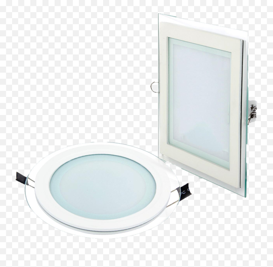 9w Led Glass Panel Ceiling Light - Osaka Led Lights Png,Round Square Png