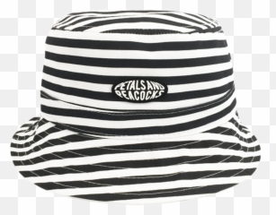 Striped Bucket Hat - Petals And Peacocks Bucket Hat Png,Bucket Hat Png