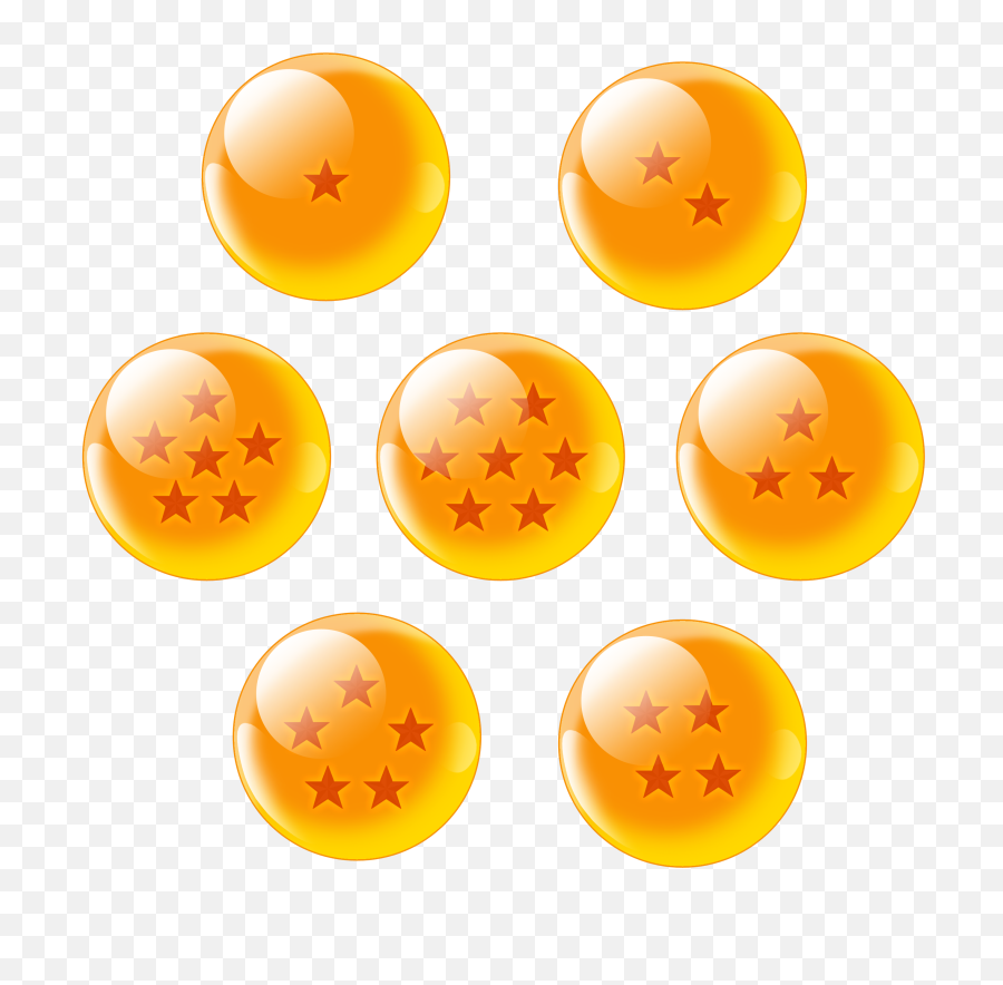 Download Free Png Dragon Balls - Dlpngcom All Dragon Balls Png,Balls Png
