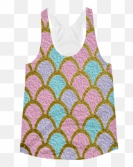 Mermaid Scales Shirt Womenu0027s Racerback Tank U2013 Folk N Funky - Active Tank Png,Mermaid Scales Png