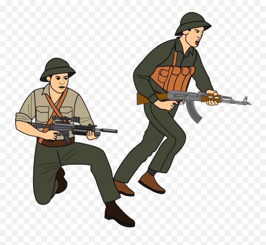 Soldier Vietnam War Clipart - Vietnamese Soldier Clipart Png,Soldiers Png