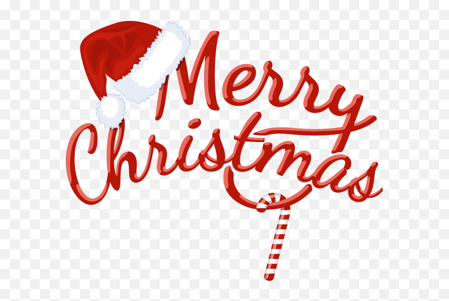 Merry Christmas Fonts Hats Png Logo
