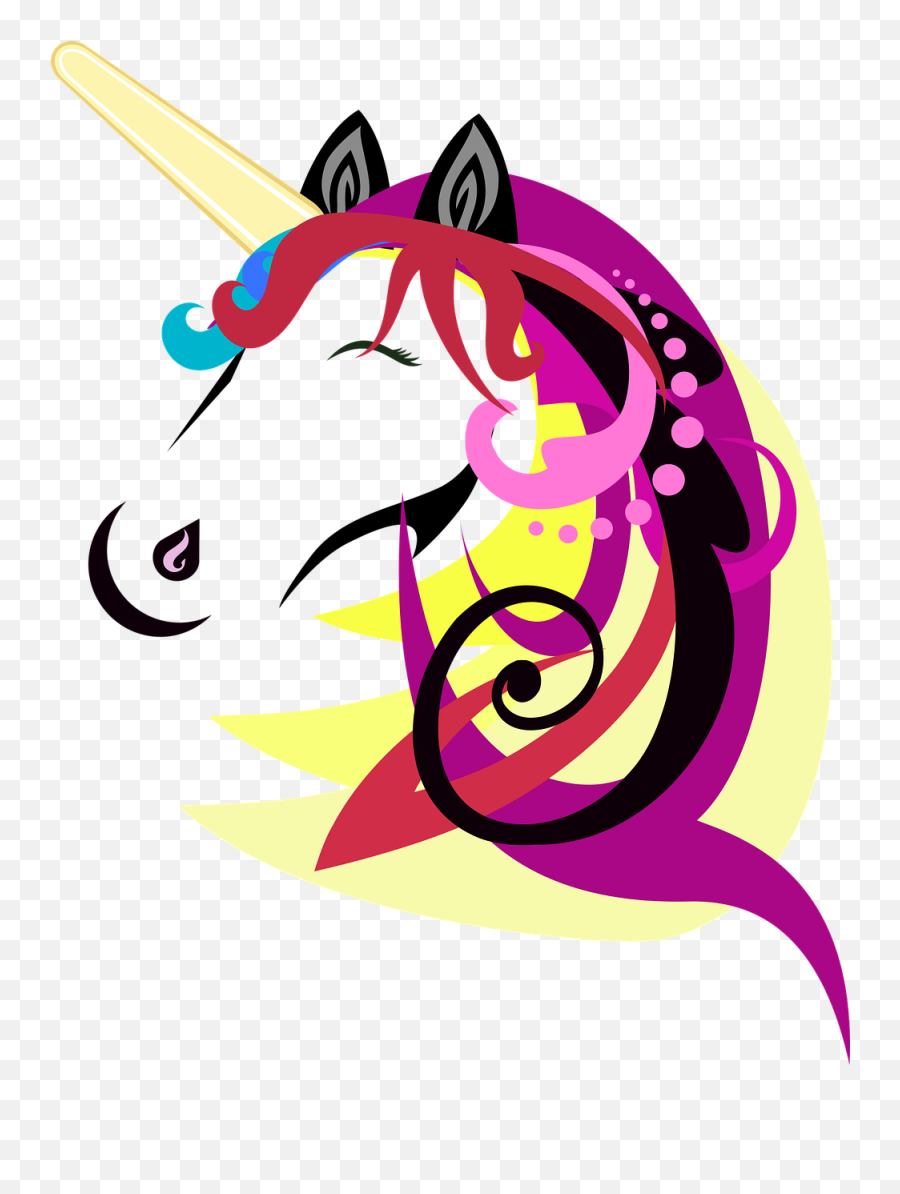 Unicorn Horse Cartoon - Free Vector Graphic On Pixabay Unicorn Png,Cartoon Horse Png