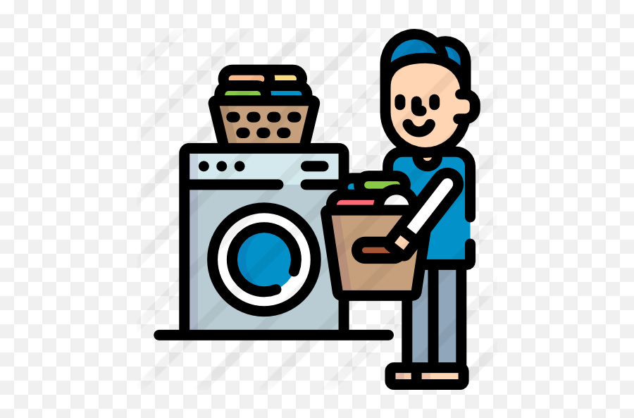 Laundry - Blue Laundry Icon Png,Laundry Png